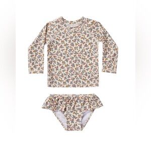 Rylee Cru Girls rashguard set swim suit wear summer bloom